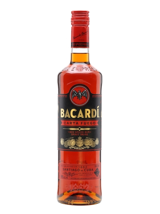Rum Bacardi Carta Fuego - Rum Red