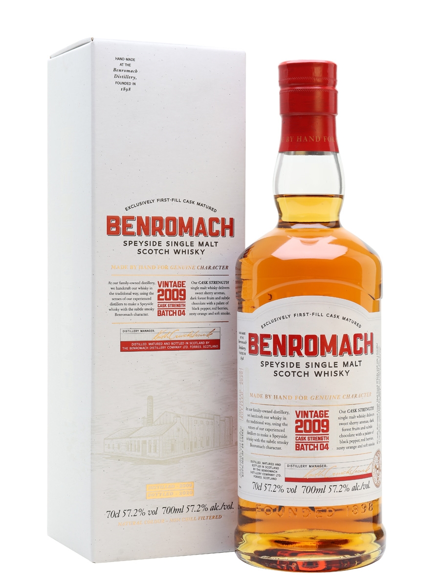 Whisky Benromach Cask Strength Vintage 2009 - Batch 4