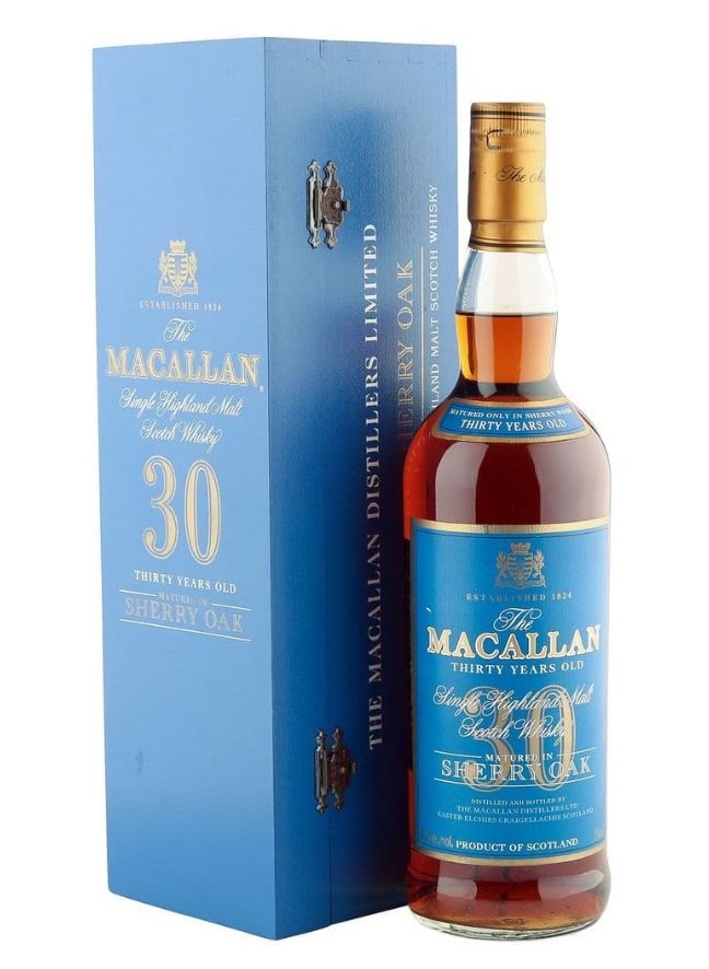 Whisky Macallan 30 Sherry Oak Blue Label